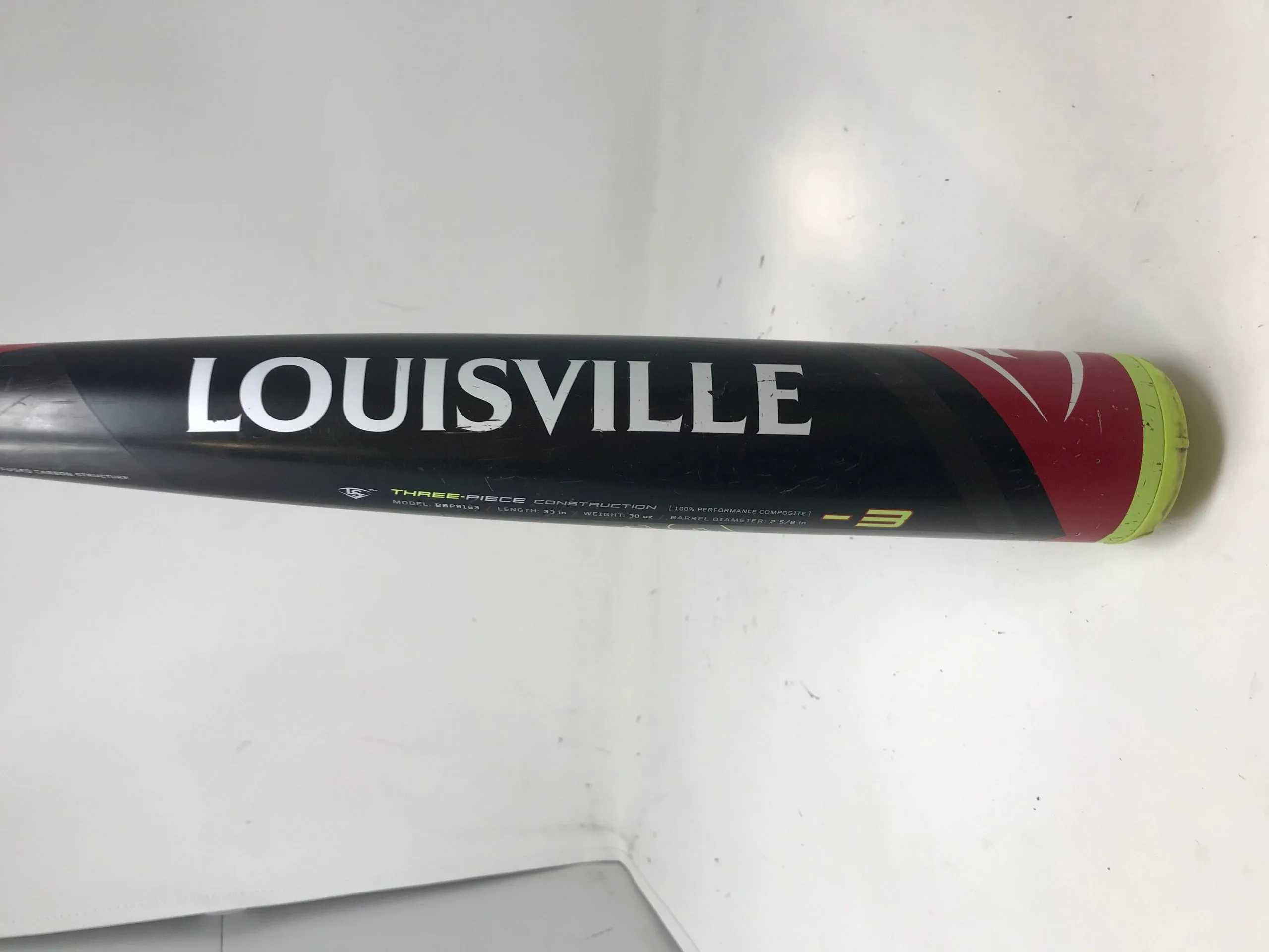 LOUISVILLE SLUGGER Used1 Louisville BBP9163 916 Prime 33/30 BBCOR Baseball Bat Good Condition 2 LOUISVILLE SLUGGER Used1 Louisville BBP9163 916 Prime 33/30 BBCOR Baseball Bat Good Condition - Image 2