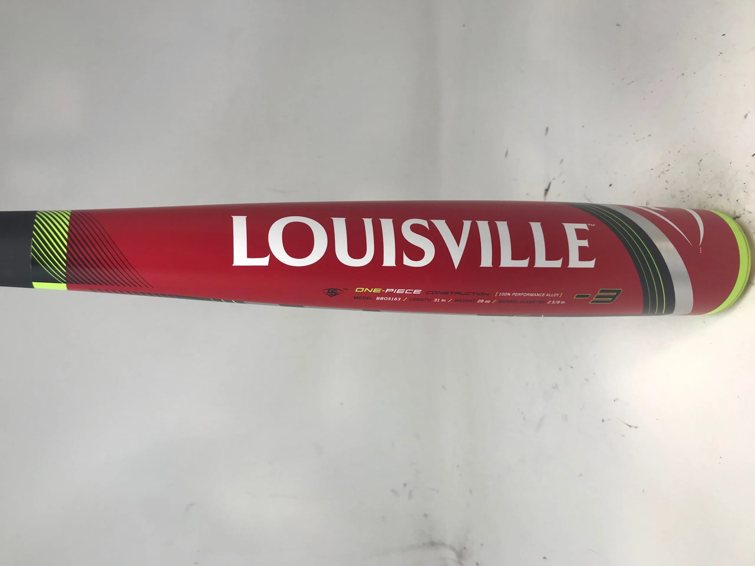 LOUISVILLE SLUGGER Used Louisville BBO5163 516 Omaha 31/28 BBCOR Baseball Bat 2016 (-3) DESCR 2 LOUISVILLE SLUGGER Used Louisville BBO5163 516 Omaha 31/28 BBCOR Baseball Bat 2016 (-3) DESCR - Image 2