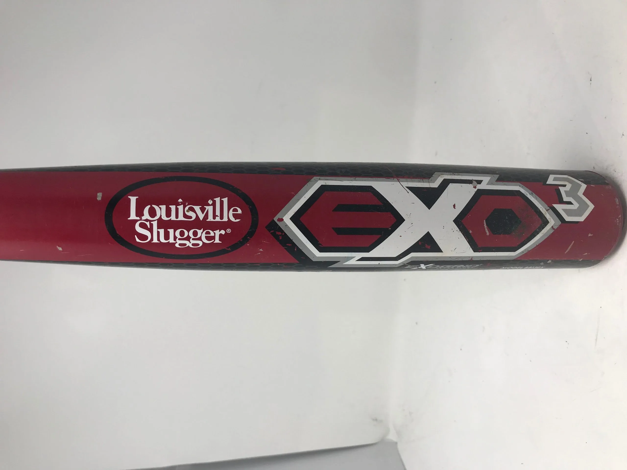 Used Louisville Slugger Exogrid 3 BB13EX 34/31 BBCOR Baseball Bat 2 5/8" Red/Gry 1 Used Louisville Slugger Exogrid 3 BB13EX 34/31 BBCOR Baseball Bat 2 5/8" Red/Gry
