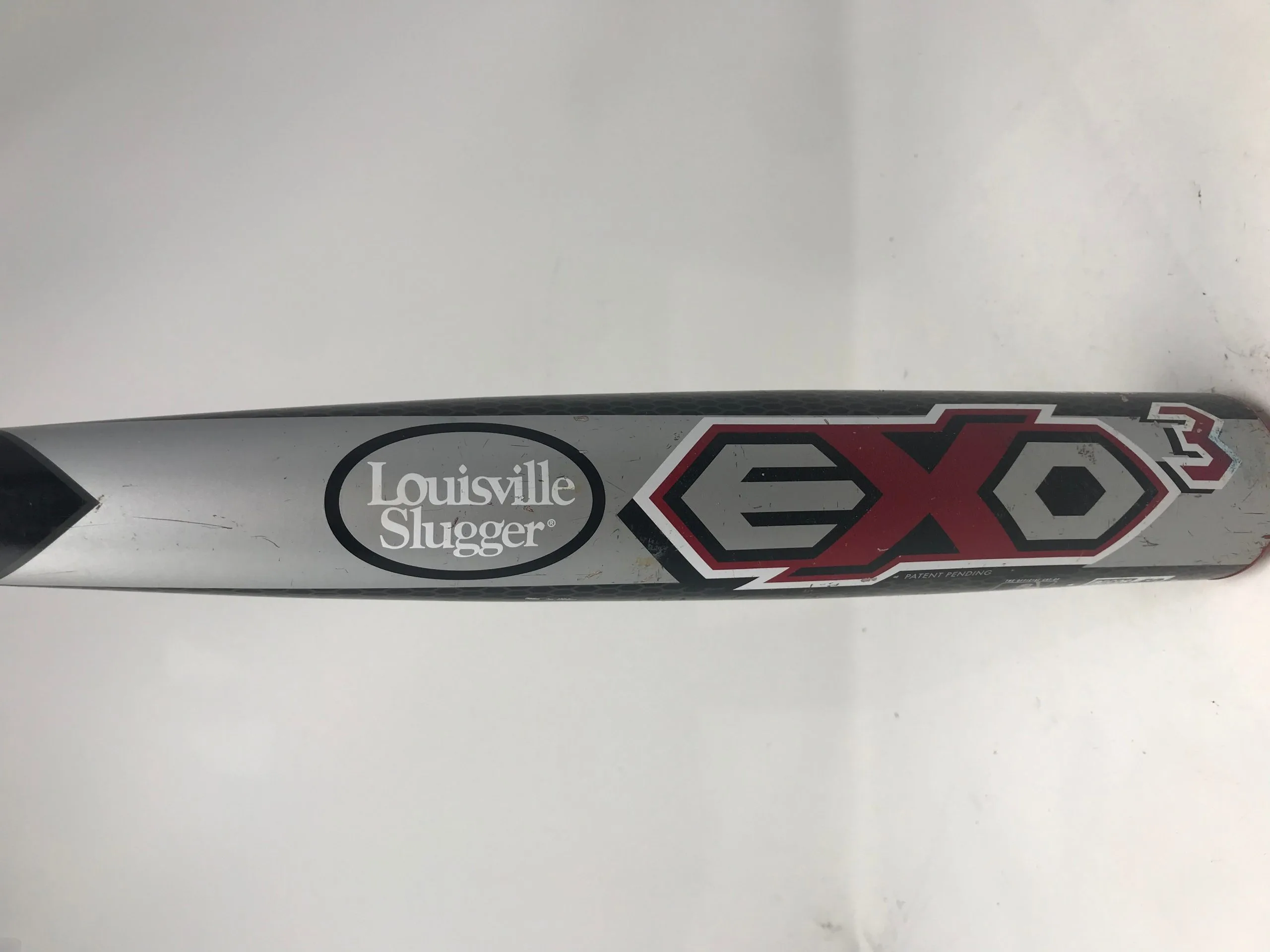 Used Louisville Slugger Exogrid 3 BB13EX 34/31 BBCOR Baseball Bat 2 5/8" Red/Gry 2 Used Louisville Slugger Exogrid 3 BB13EX 34/31 BBCOR Baseball Bat 2 5/8" Red/Gry - Image 2