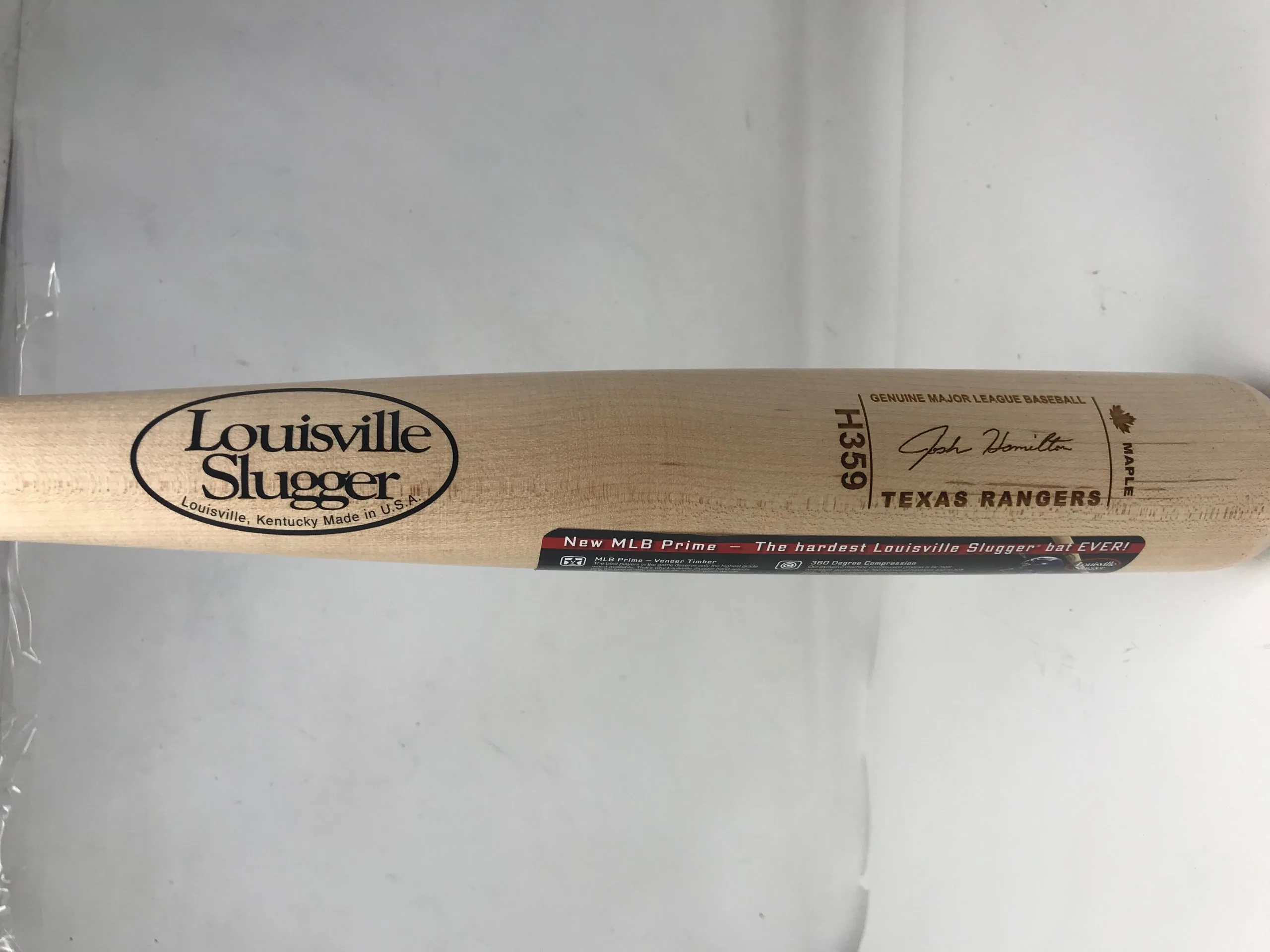 New Louisville Slugger MLB Prime Josh Hamilton Maple Wood Baseball Bat 32In Nat 1 New Louisville Slugger MLB Prime Josh Hamilton Maple Wood Baseball Bat 32In Nat