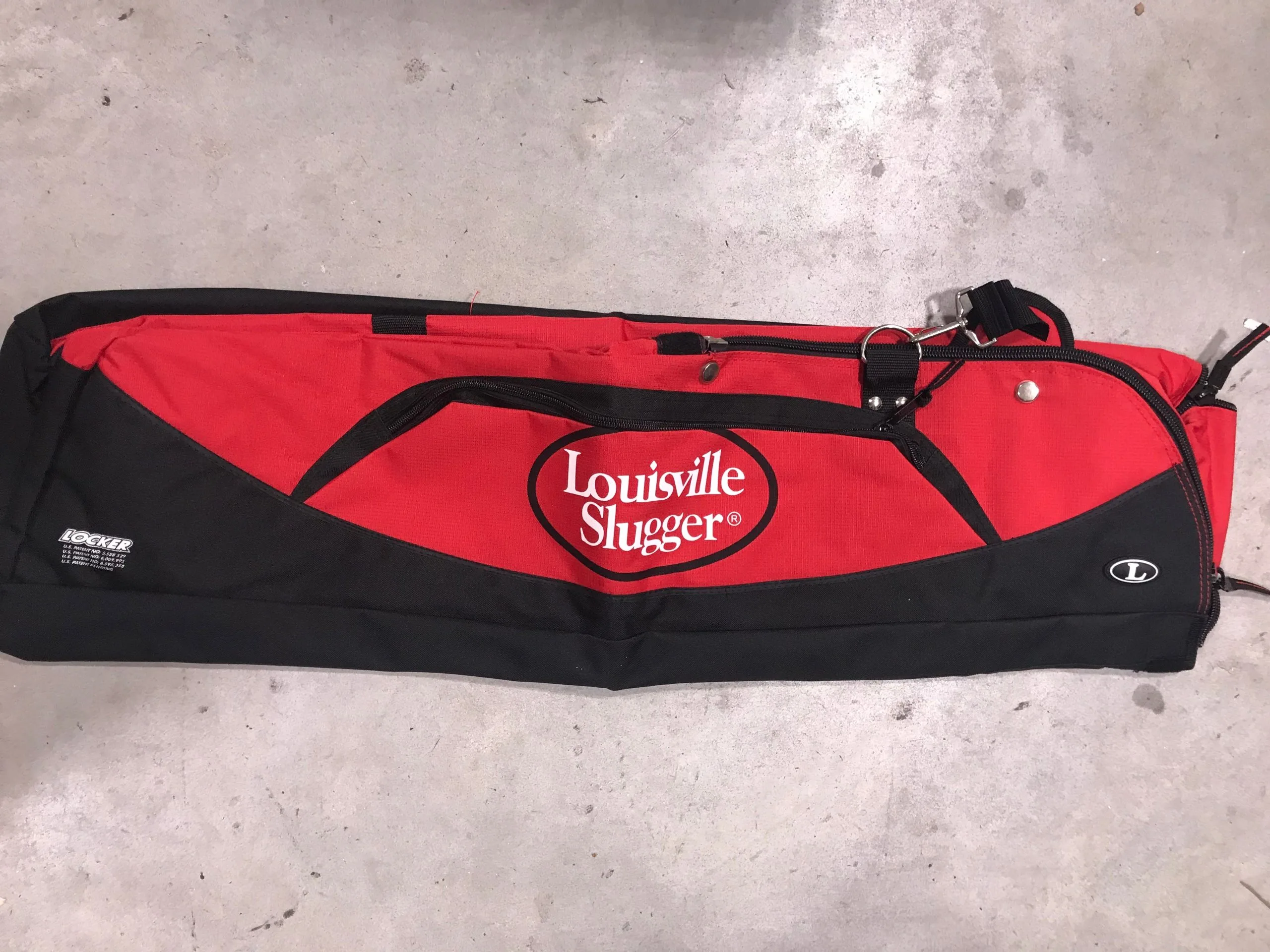 New Louisville Slugger Pro Locker Bag Baseball Red/Black 1 New Louisville Slugger Pro Locker Bag Baseball Red/Black