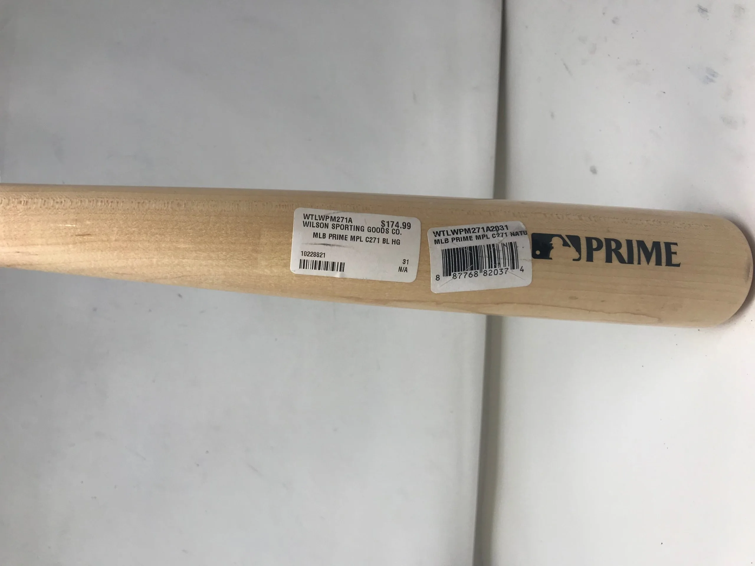 New Other Louisville Slugger 2020 MLB Prime Wood Bat Series 31 Inch Natural 2 New Other Louisville Slugger 2020 MLB Prime Wood Bat Series 31 Inch Natural - Image 2