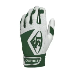 New Louisville Slugger Series 7 Batting Gloves Green/White Large