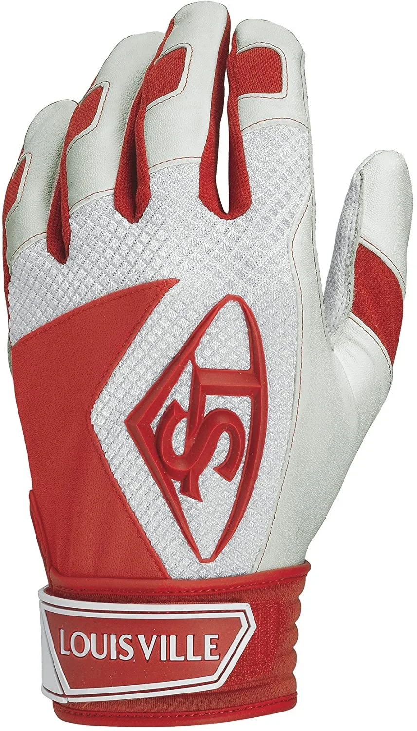 New Louisville Slugger Series 7 Batting Gloves Organge/White X-Large 1 New Louisville Slugger Series 7 Batting Gloves Organge/White X-Large