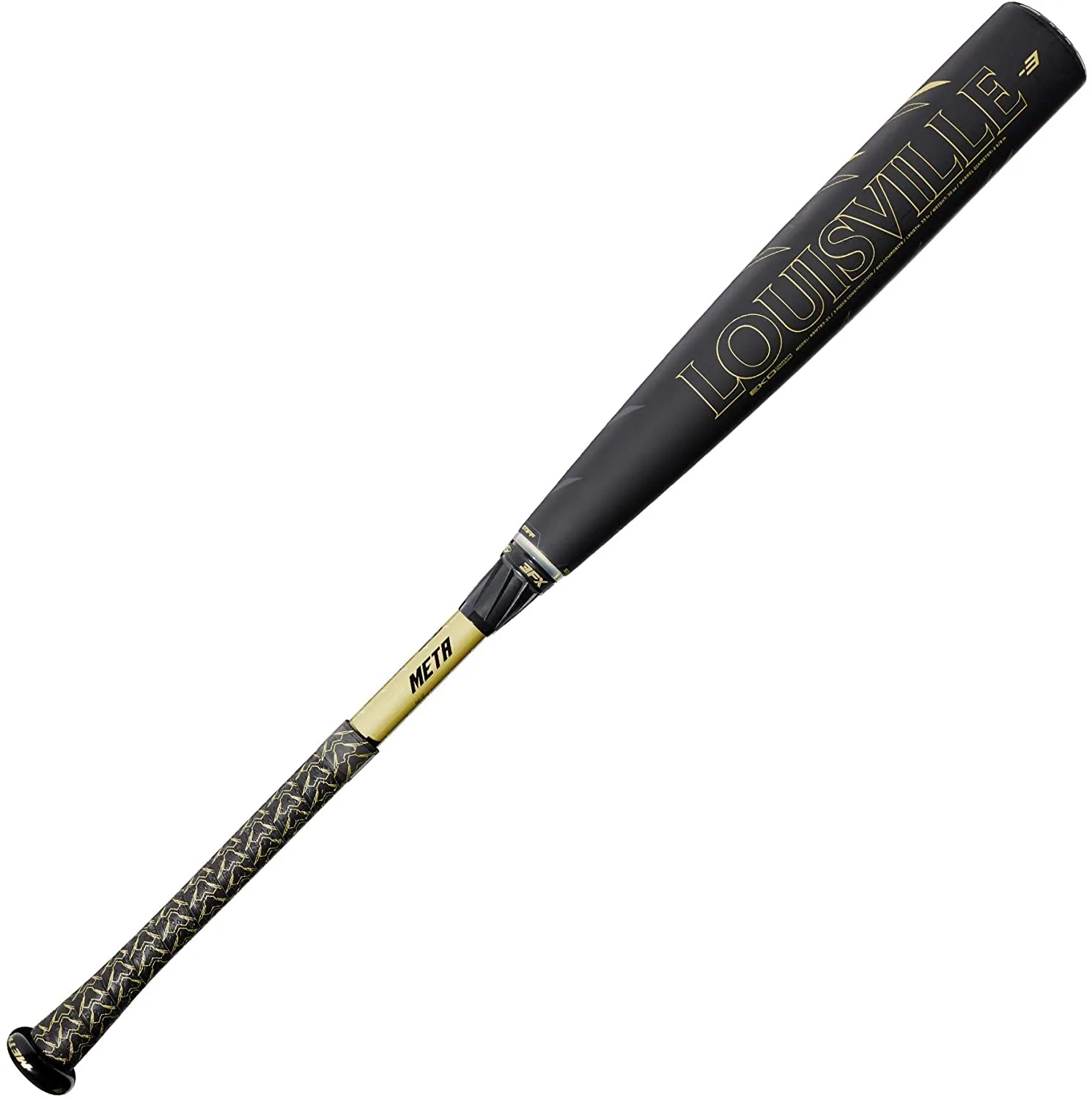 New Louisville Slugger Meta BBCOR Baseball Bat 2021 2 5/8" (-3) 3 New Louisville Slugger Meta BBCOR Baseball Bat 2021 2 5/8" (-3) - Image 3