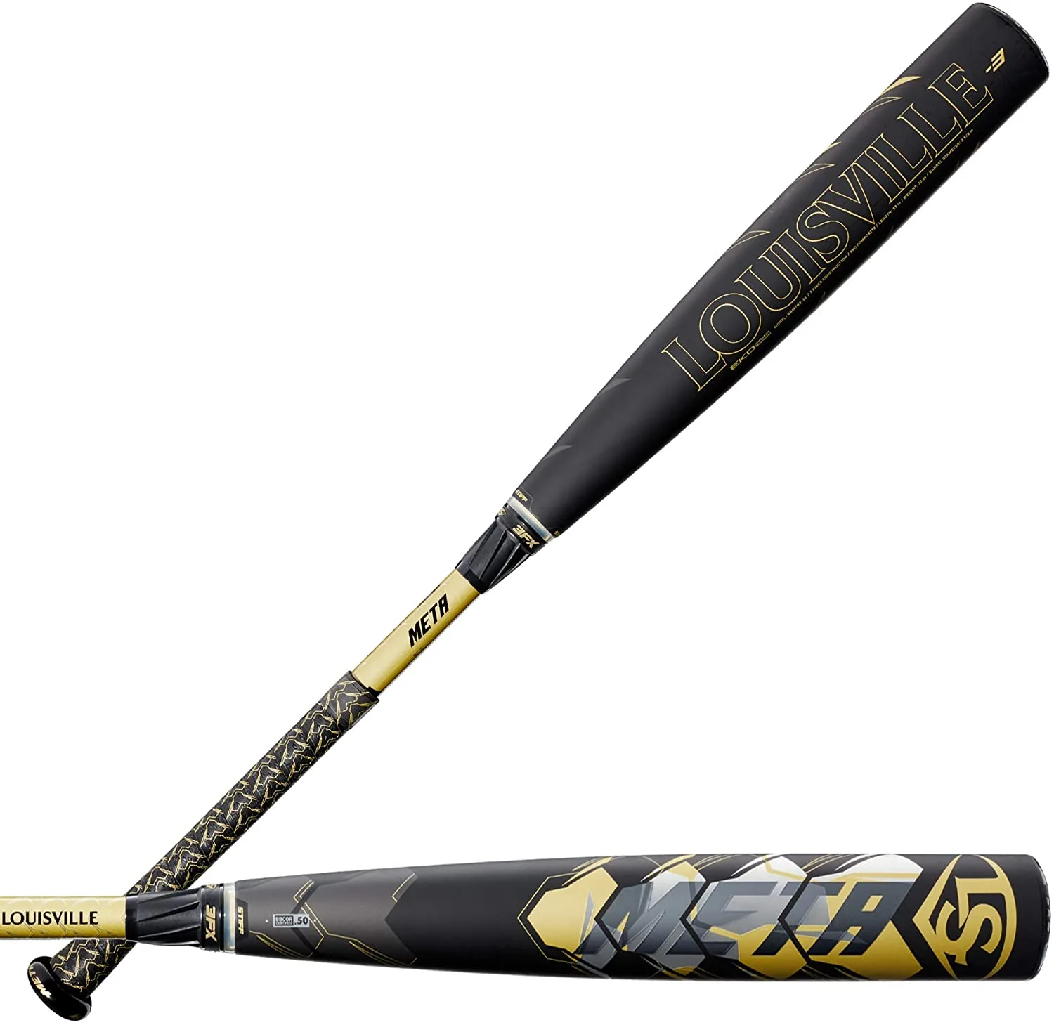 New Louisville Slugger Meta BBCOR Baseball Bat 2021 2 5/8" (-3) 1 New Louisville Slugger Meta BBCOR Baseball Bat 2021 2 5/8" (-3)