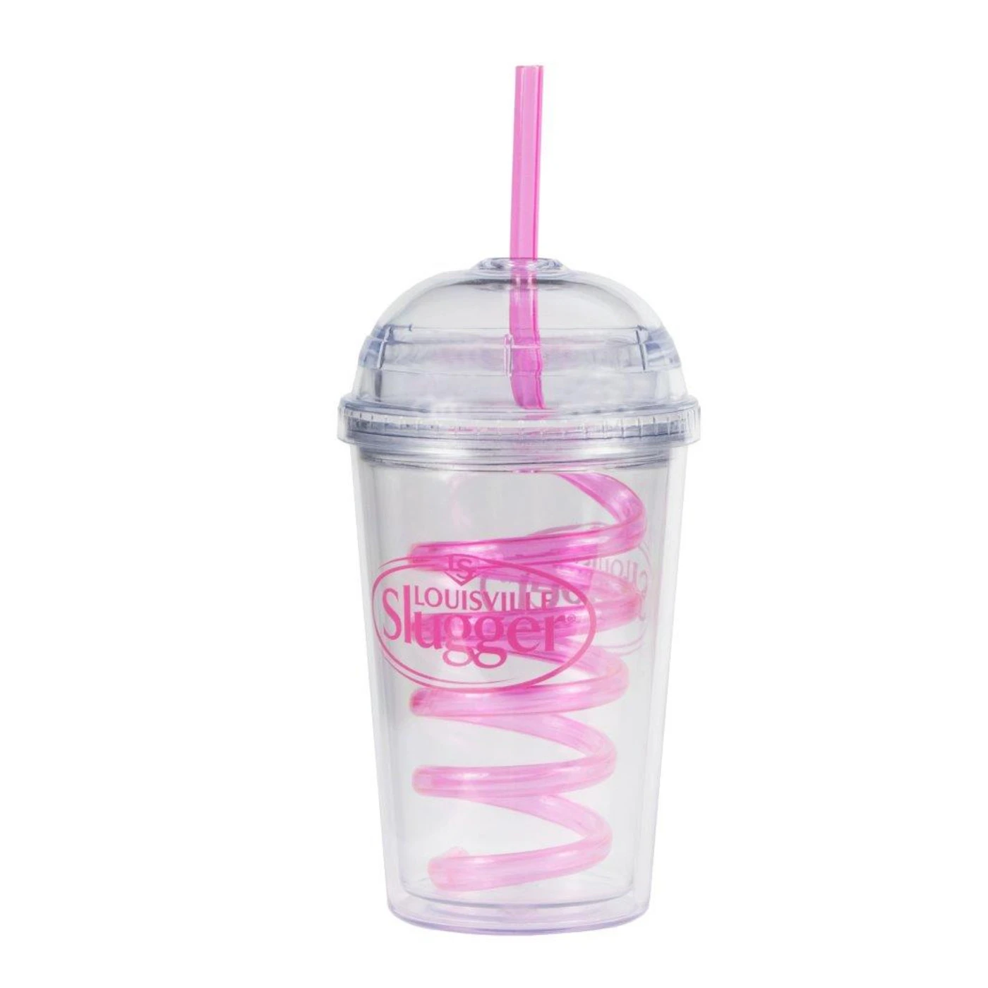 LOUISVILLE SLUGGER 12oz Pink Tumbler 1 LOUISVILLE SLUGGER 12oz Pink Tumbler