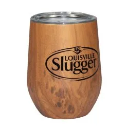 LOUISVILLE SLUGGER Woodgrain Wine Tumbler