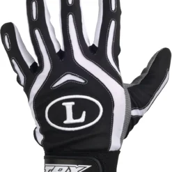 New Louisville Slugger TPX Pro Yth Design Series Batting Glove Small Blk/Wht/Gry