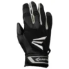 LOUISVILLE SLUGGER New Easton HS3 Batting Gloves Adult X-Large Black/White/Gray Neoprene Wrist