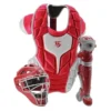 New Louisville Slugger Series 5 Catchers Kit Complete Scarlet/Gray Baseball