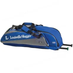 New Louisville Slugger Deluxe Locker Bag Royal/Silver 600 Denier Polyester